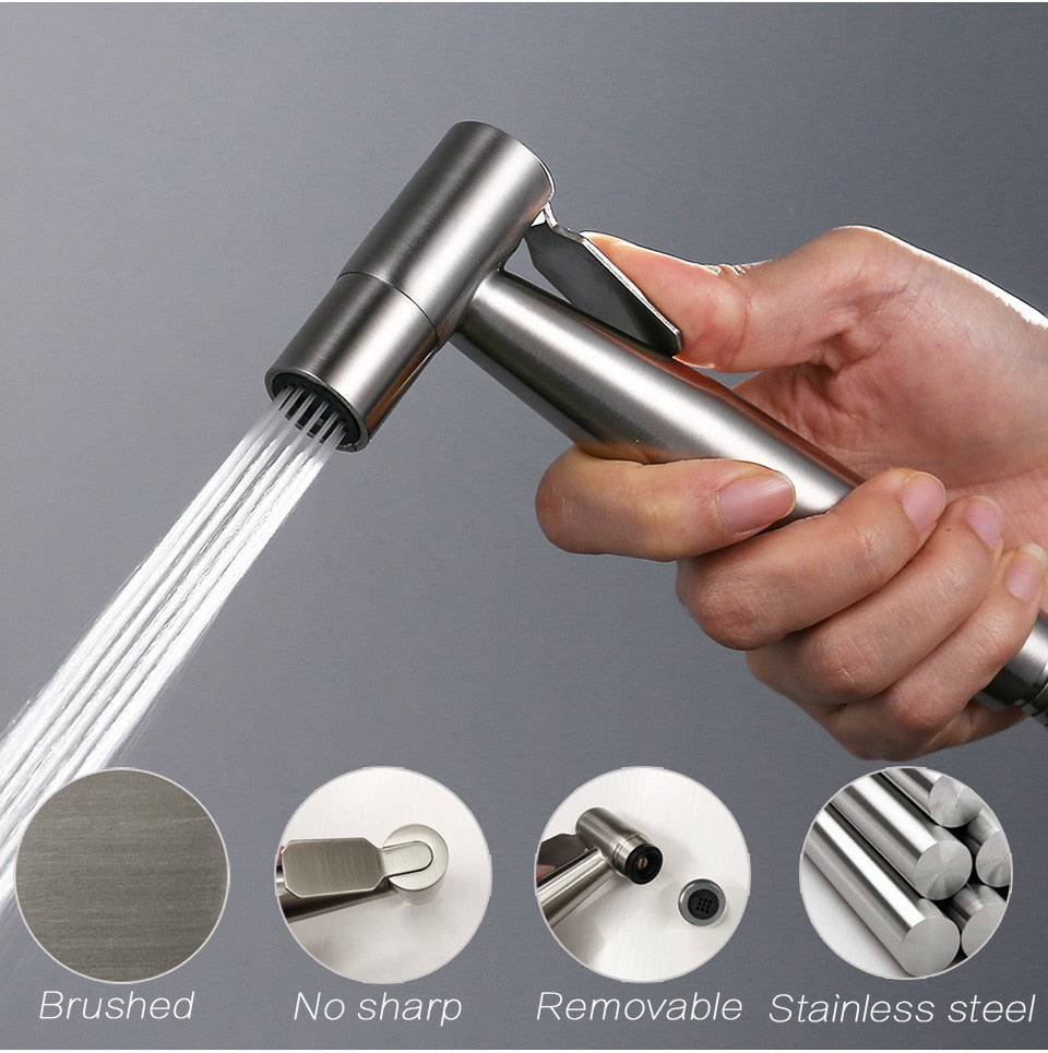 Stainless Steel Bidet Sprayer Bathroom Set
