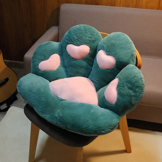 Soft Plush Paw Seat Cushion