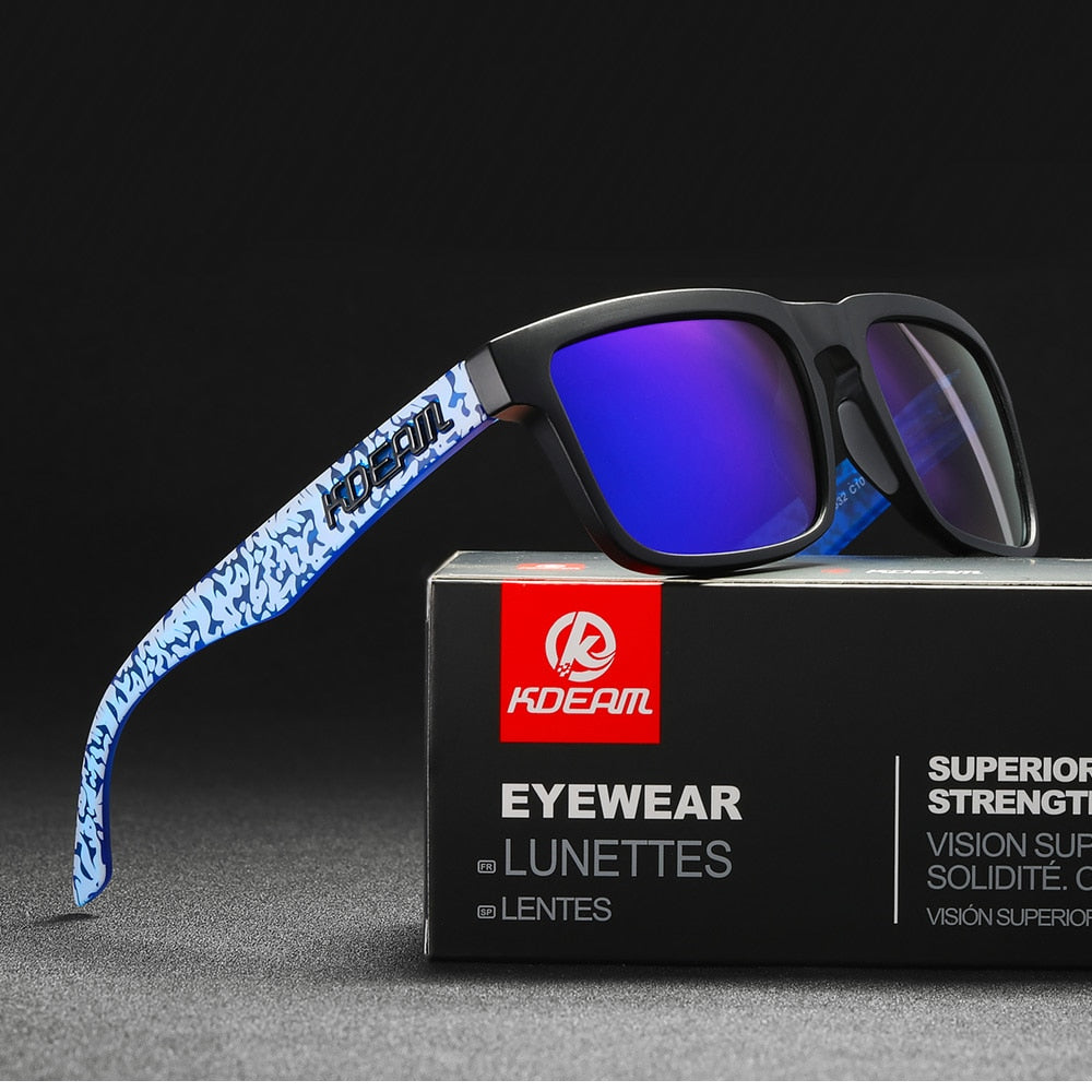 KDEAM Ultra-Stylish Square Polarized Sunglasses