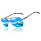 Mirror Pilot Design Polarized Sunglasses