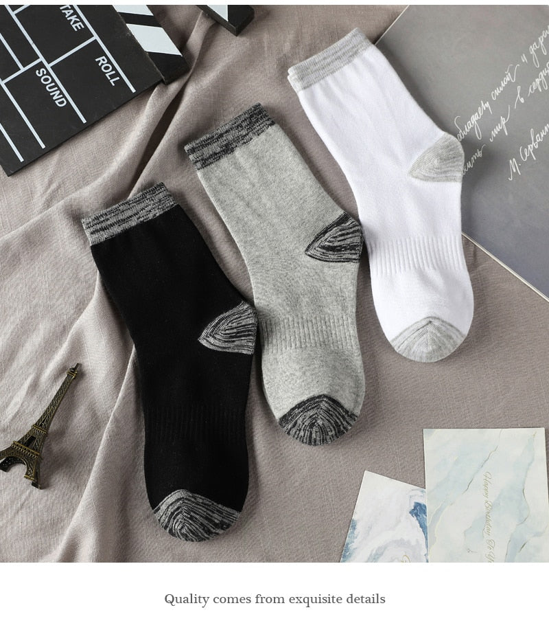 Soft Comfortable Cotton Winter Socks for Men (6pairs)