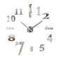 3D Wall DIY Mirror Clock