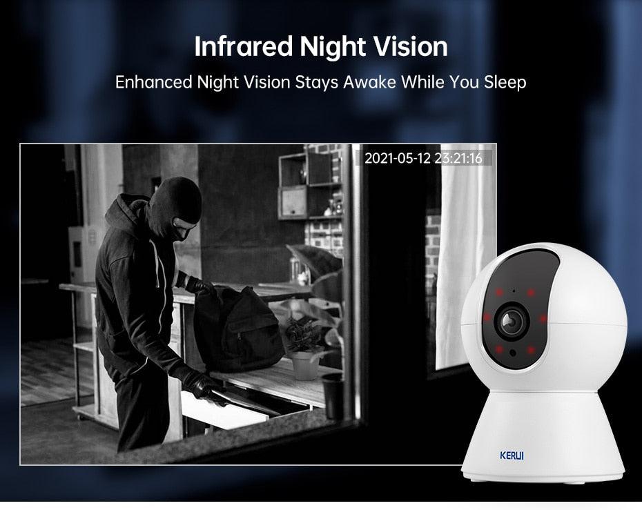 KERUI™ 5MP HD Wireless Indoor Smart WIFI Camera