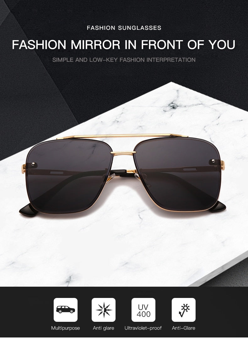 Gradient Vintage Driving Sunglasses