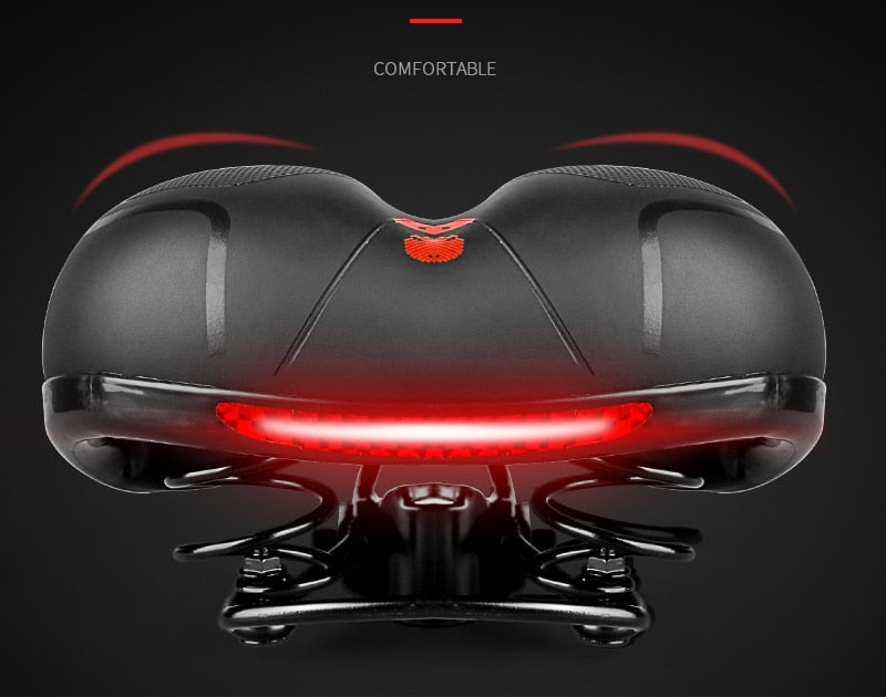 Ultra-Comfortable Shock Absorbing Bicycle Saddle
