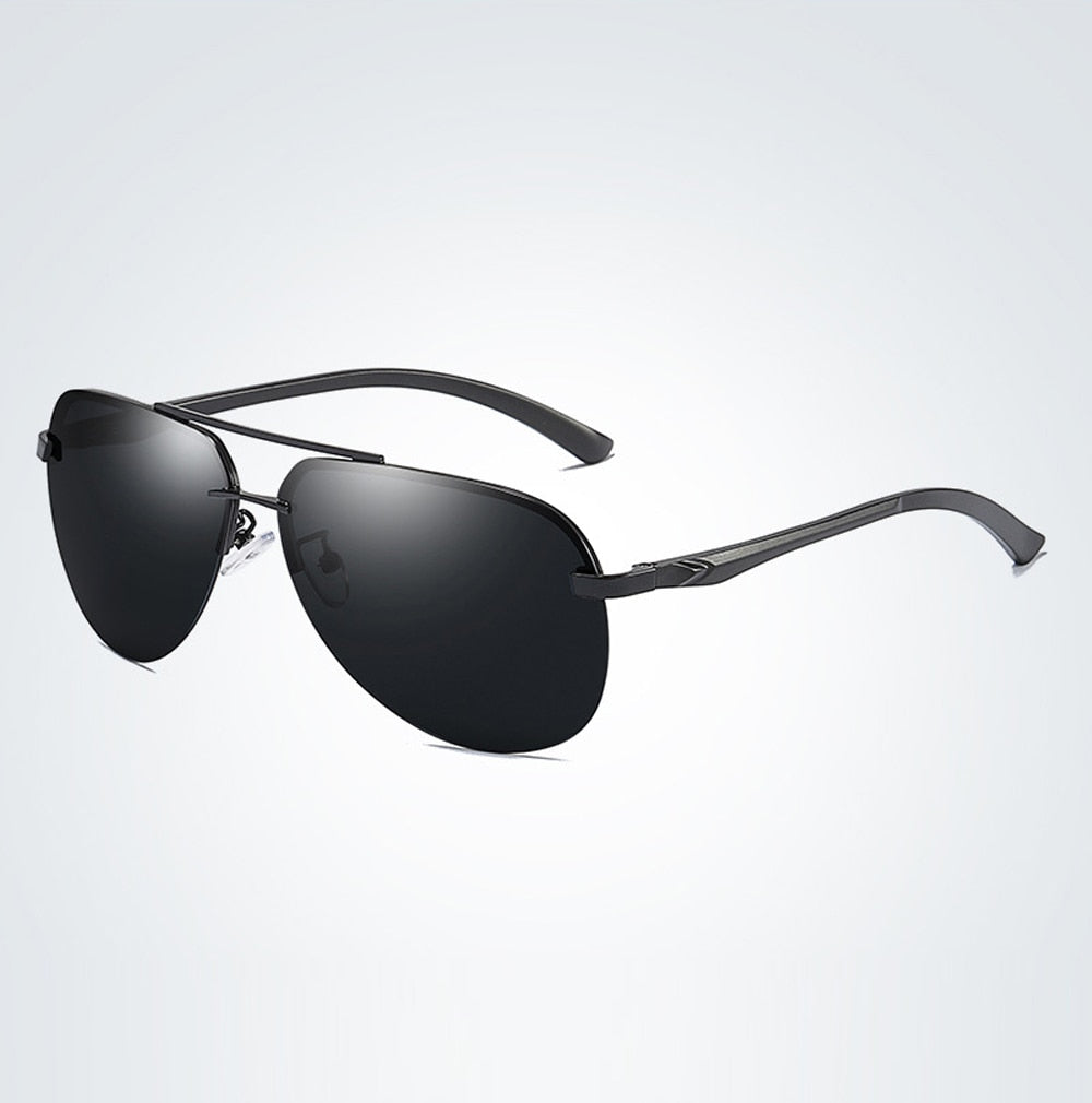 Mirror Pilot Design Polarized Sunglasses