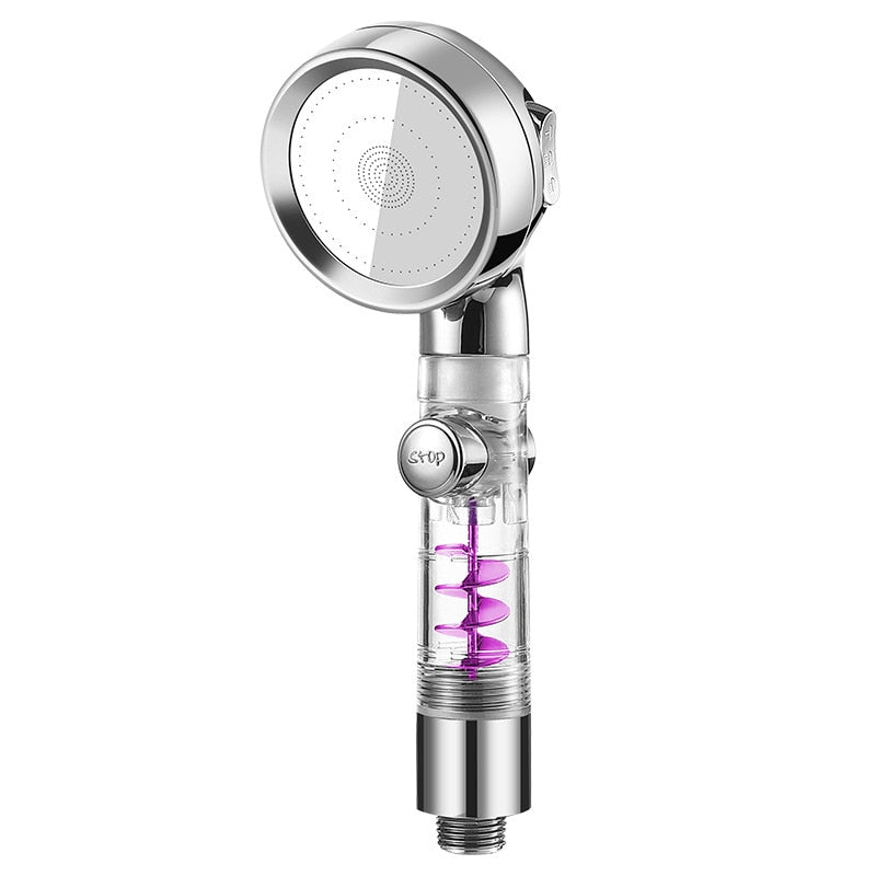 Turbocharged™ Water-saving Filtering Shower Head