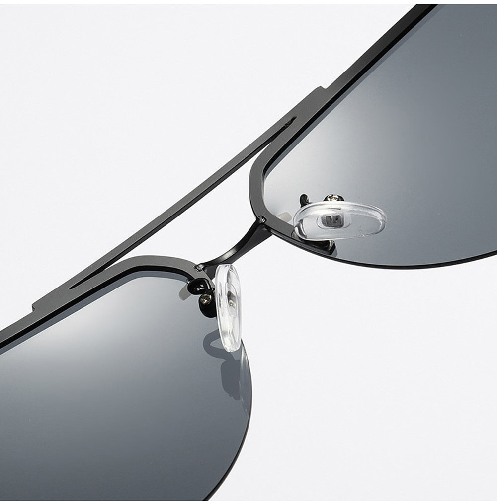Mirror Pilot Design Polarized Sunglasses