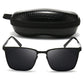 Classic Square Frame Polarized Sunglasses