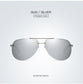 Mirror Pilot Design Polarized Sunglasses
