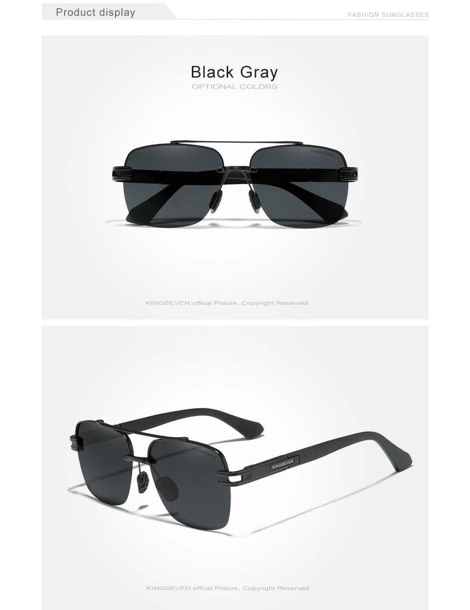 KINGSEVEN™ Polarized Retro Gradient Sunglasses