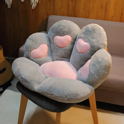 Soft Plush Paw Seat Cushion