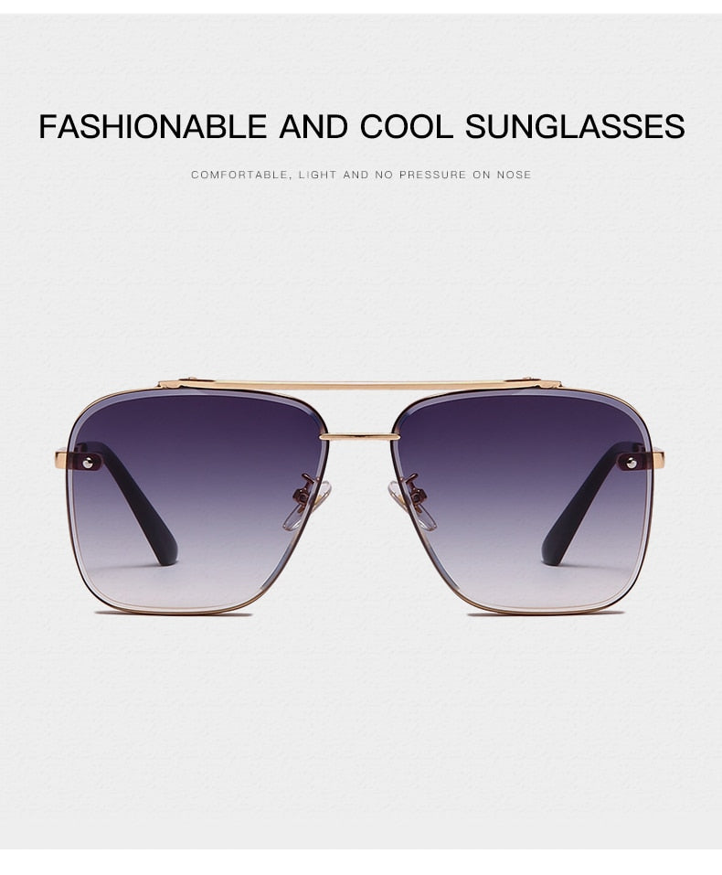 Gradient Vintage Driving Sunglasses