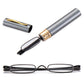Ultra-thin Metal Reading Glasses with Tube Case