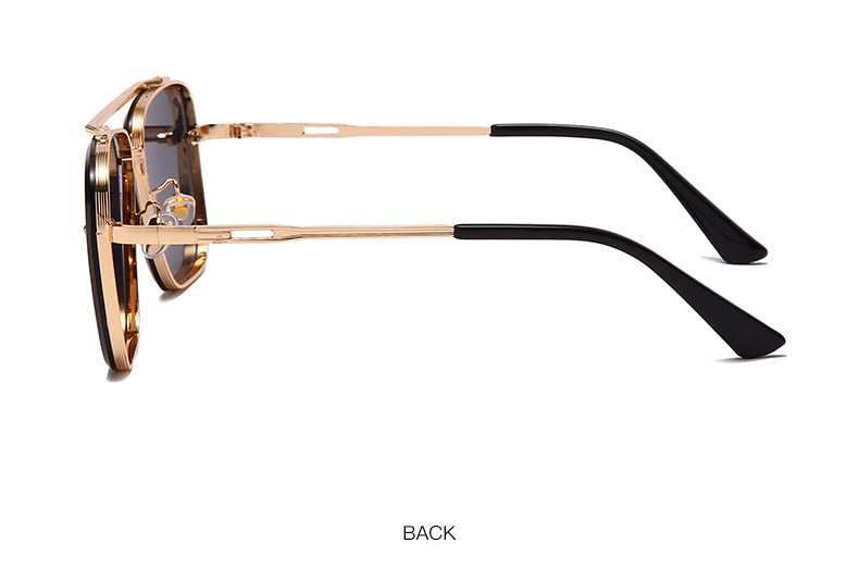 Gradient Vintage Driving Sunglasses