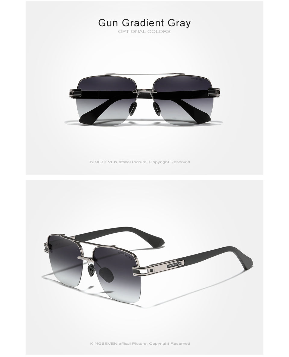 KINGSEVEN™ Polarized Retro Gradient Sunglasses
