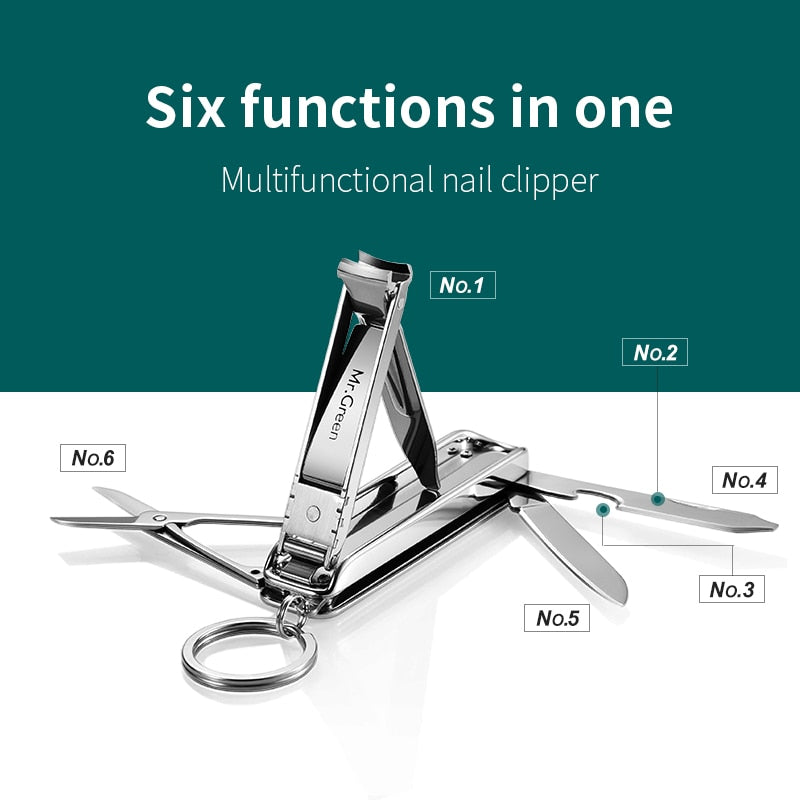 MR.GREEN™ Traveler 6in1 Stainless Steel Multi-tool Nail Clipper