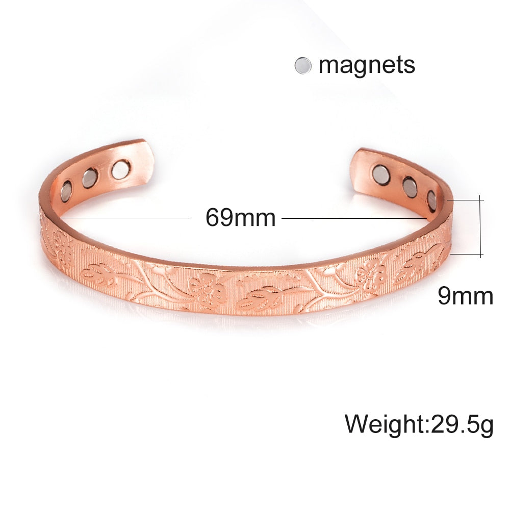 Pure Copper Magnetic Therapy Health Bracelet