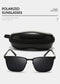Classic Square Frame Polarized Sunglasses