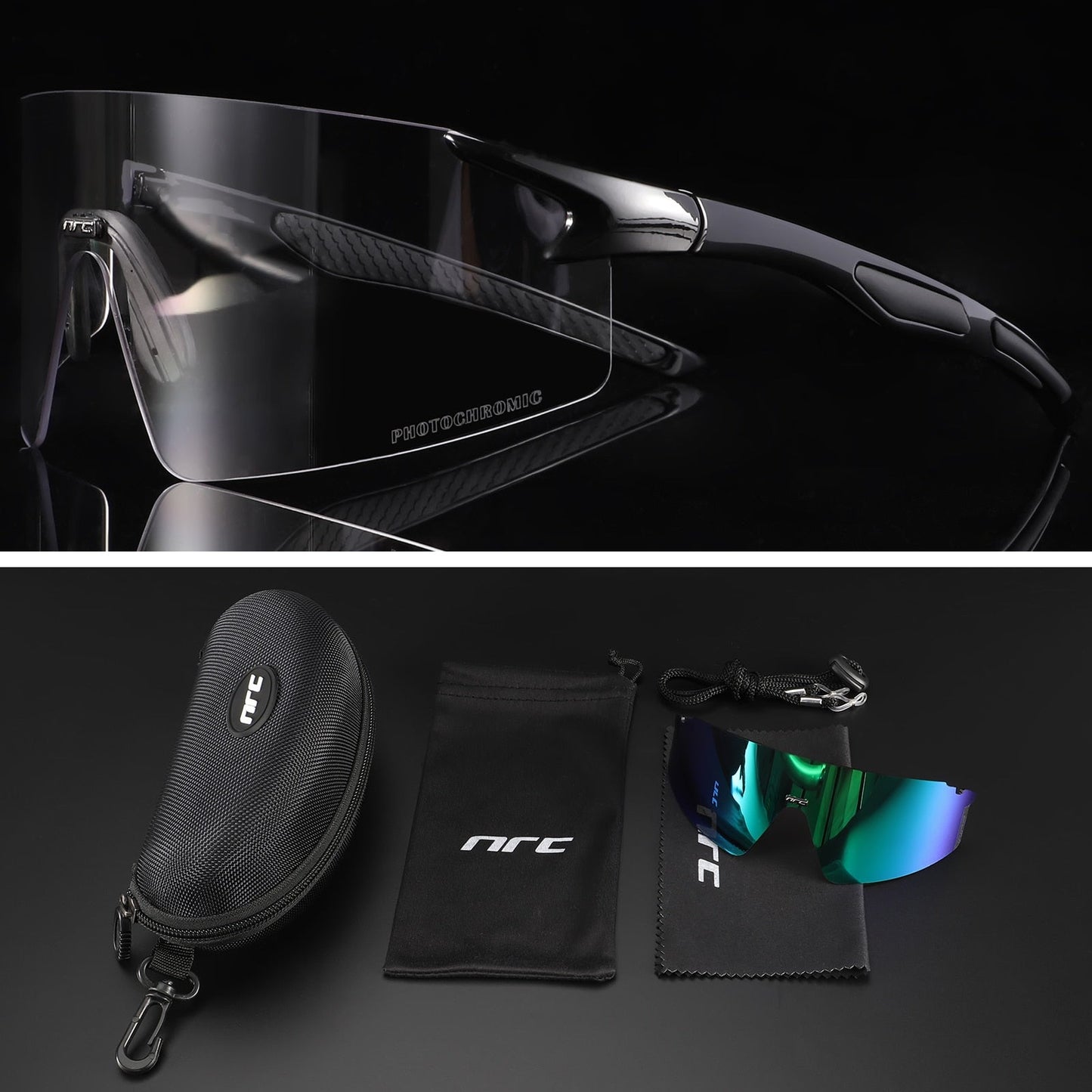 NRC™ UV400 Triple Lens Cycling Sunglasses