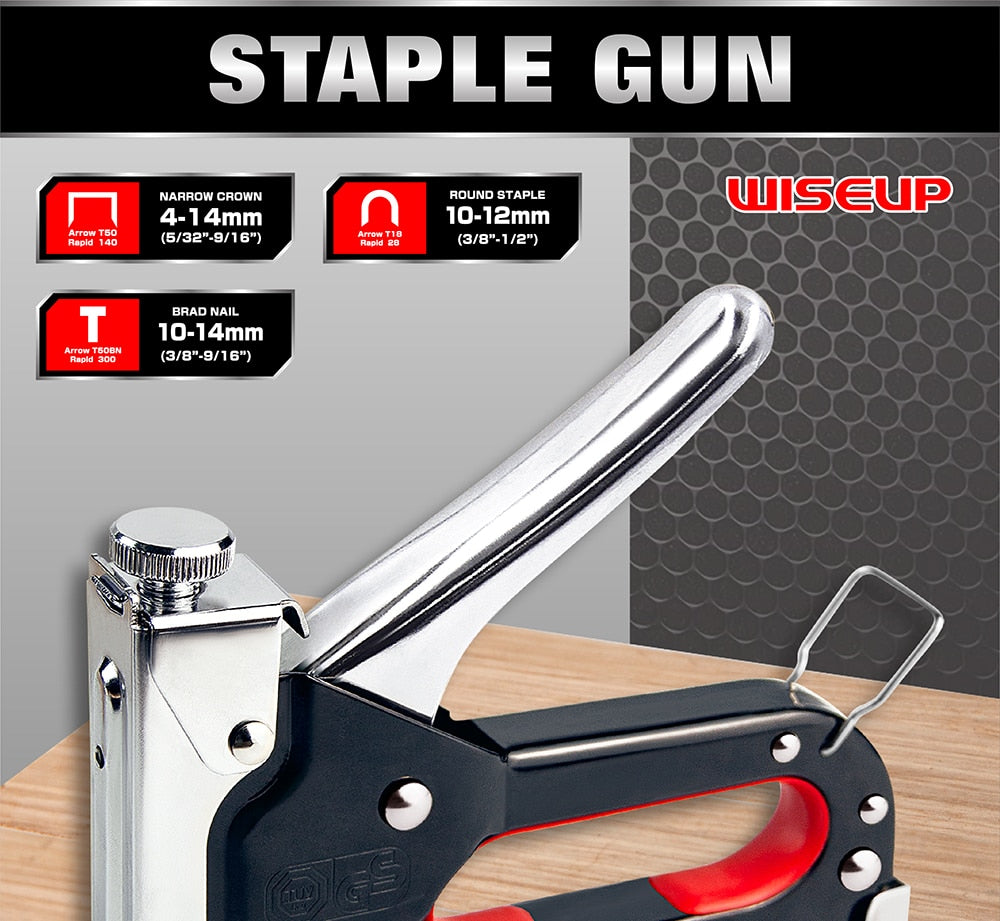 Heavy-Duty 3 In 1 Stapler Gun