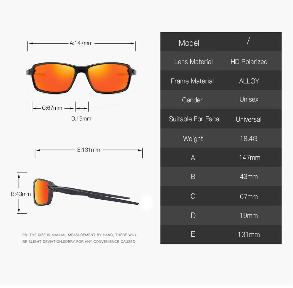 HD Polarized Designer Driving Sunglasses