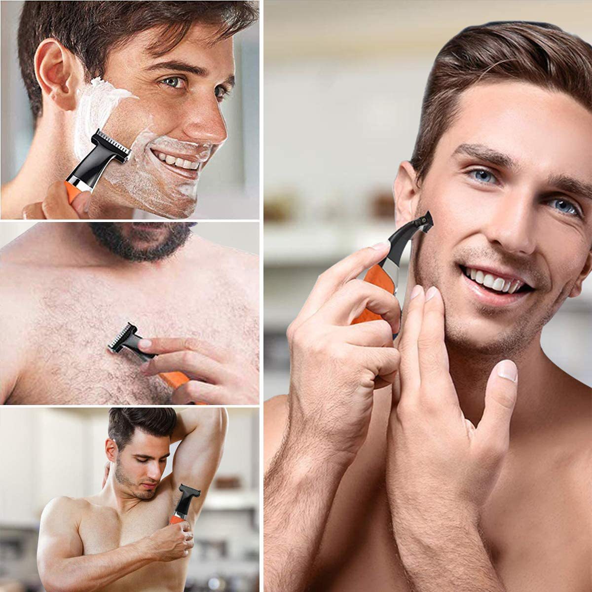 Rechargeable Waterproof Unisex Full Body Shaver