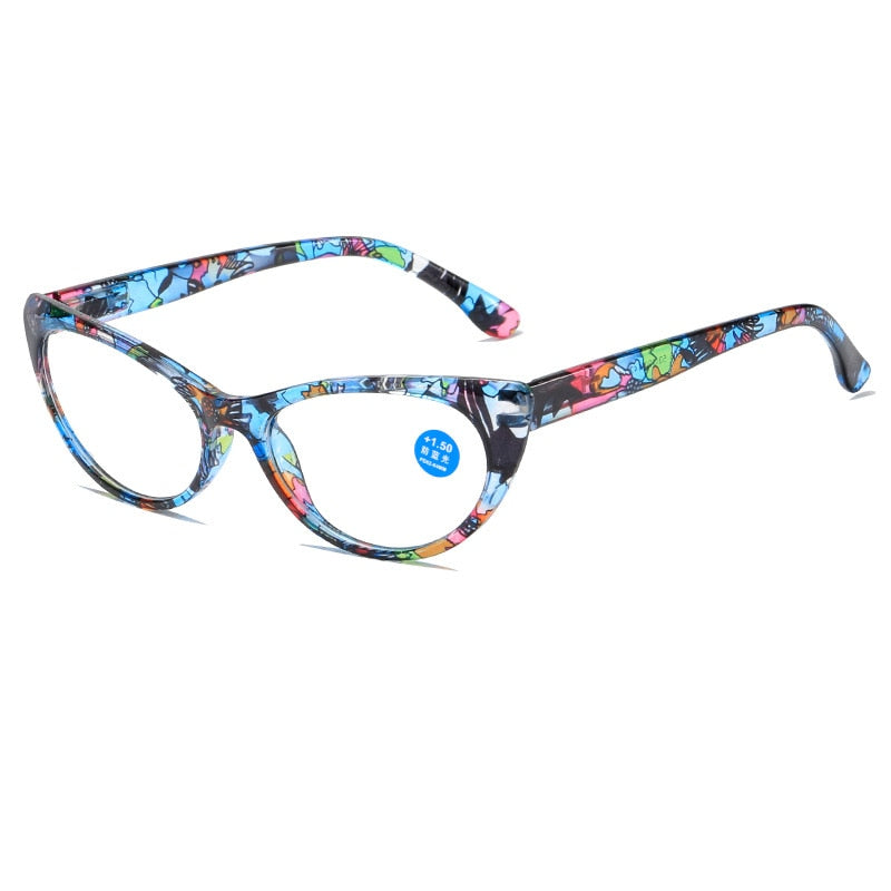 Seemfly™ Ladies Floral Prescription Reading Glasses