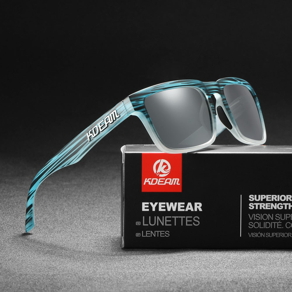 KDEAM Ultra-Stylish Square Polarized Sunglasses