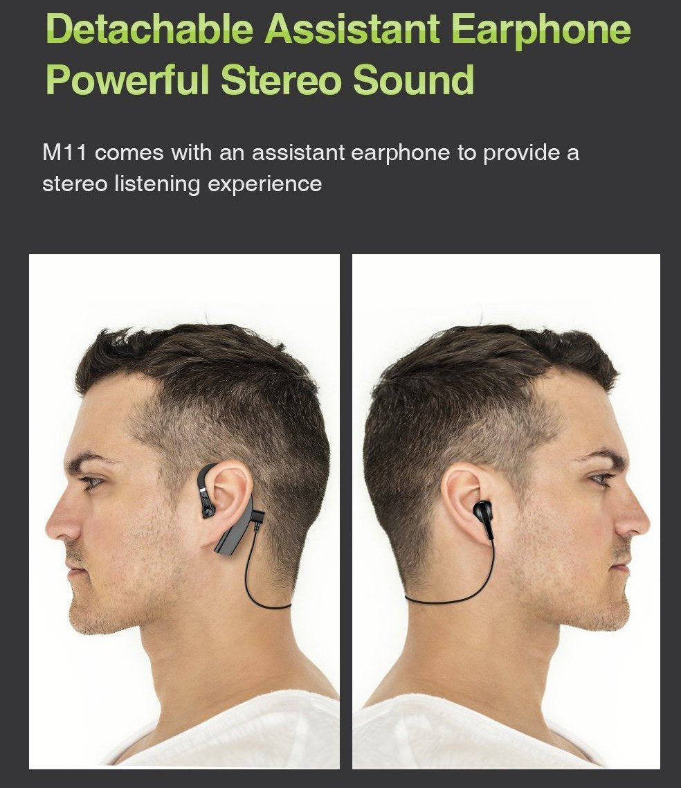 M11™ Bluetooth 5.0 HD Smart Ear Hook Headset