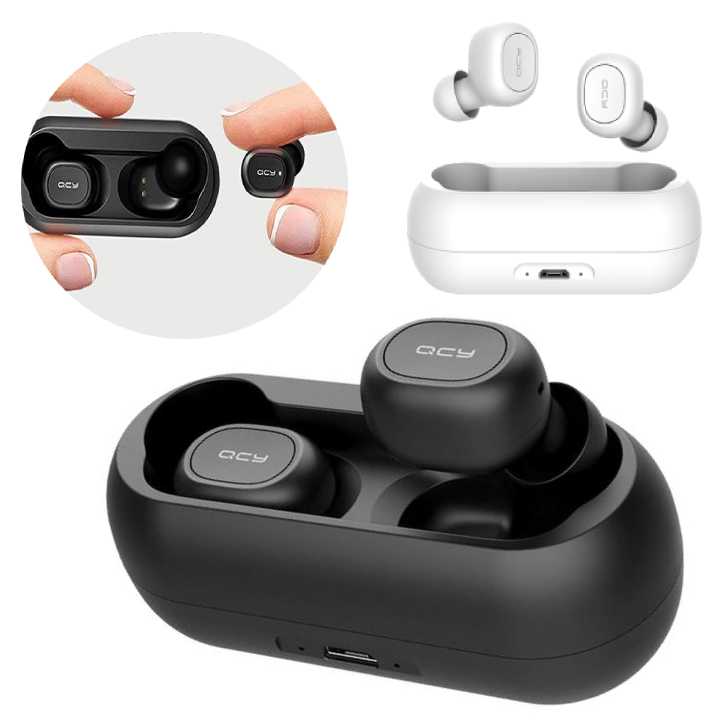 Smartbuds™ Rechargeable Compact BT Earphones - Indigo-Temple