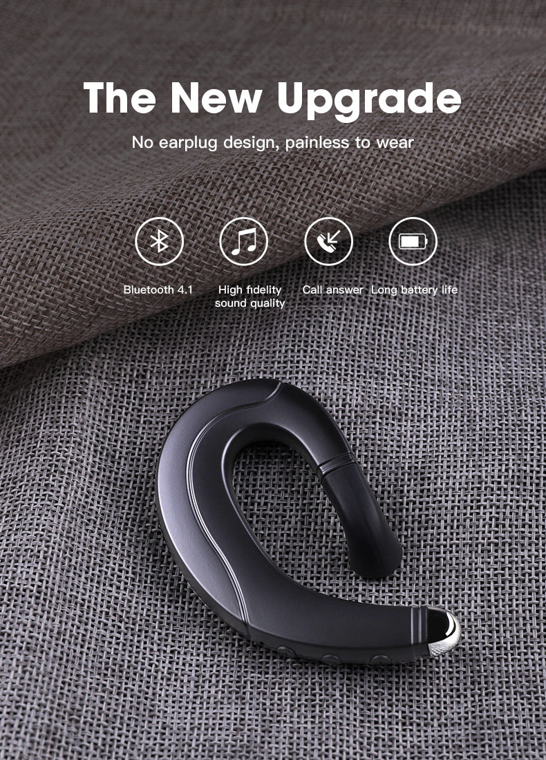 TWS Bluetooth Ear-hook Headset with Bone-Conduction