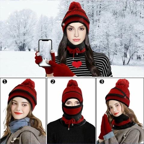 Winter Protection 3-in-1 Set (Mask,Hat,Scarf)