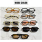 Vintage Clear Lens UV400 Steam Punk Sunglasses