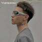 Large Frame Mirror Unisex Designer Sunglasses