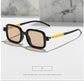 Vintage Clear Lens UV400 Steam Punk Sunglasses