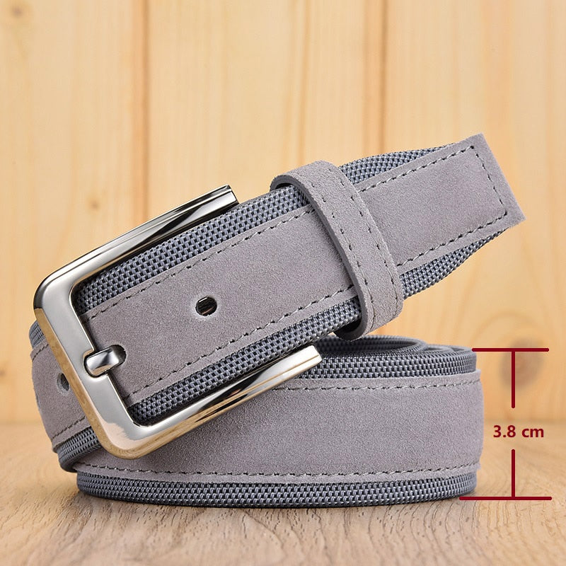 KAVENPETER™ Genuine Suede Leather Belt For Men