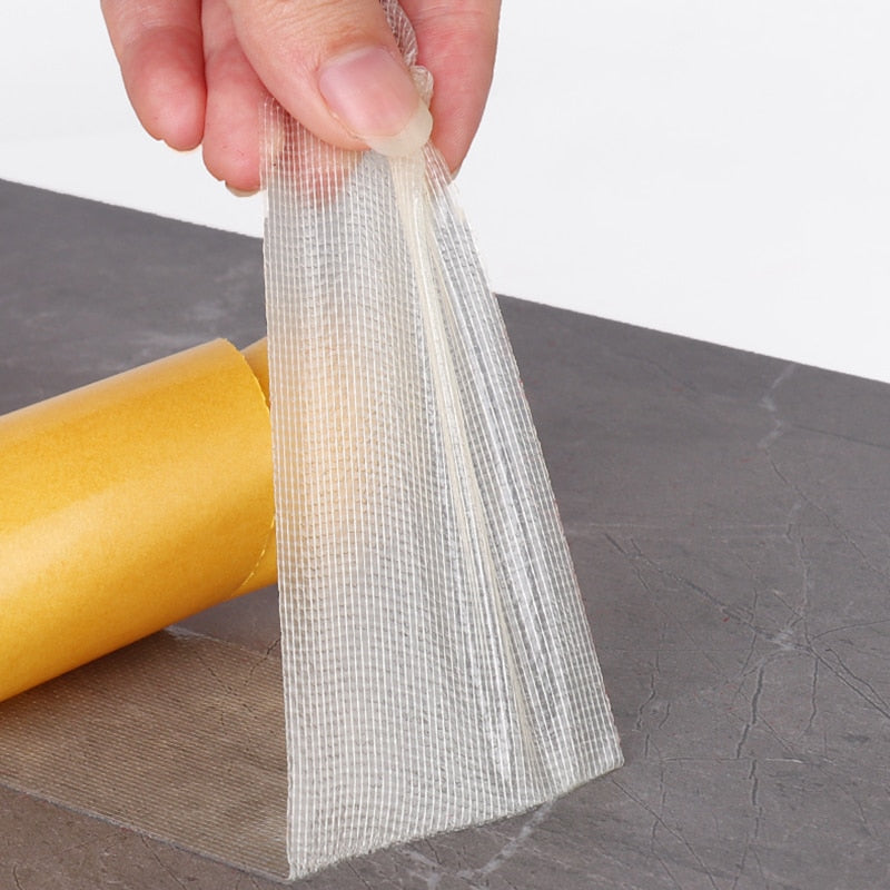 Super Strong Adhesive Double-Sided Fiberglass Mesh Tape