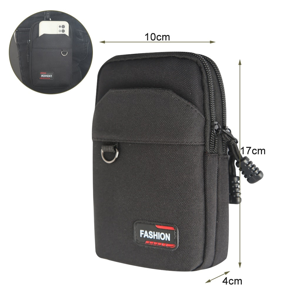 Oxford Cloth Waist Bag For Men