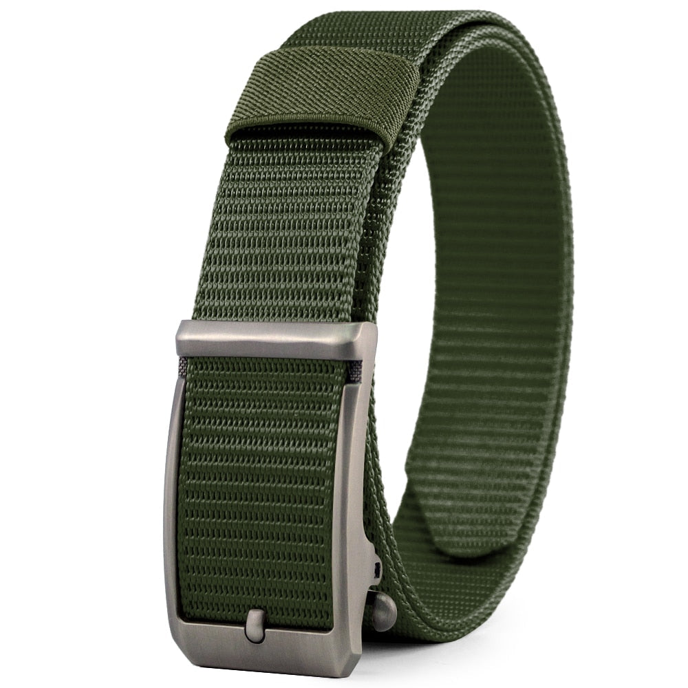 Automatic Buckle 1200D Canvas Cowboy Belt