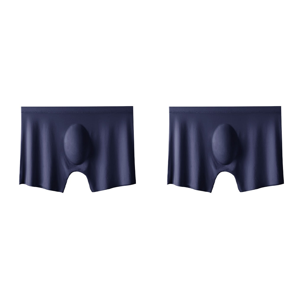 Men's Ice Silk Ultra-thin Breathable Boxers (2 Pcs)