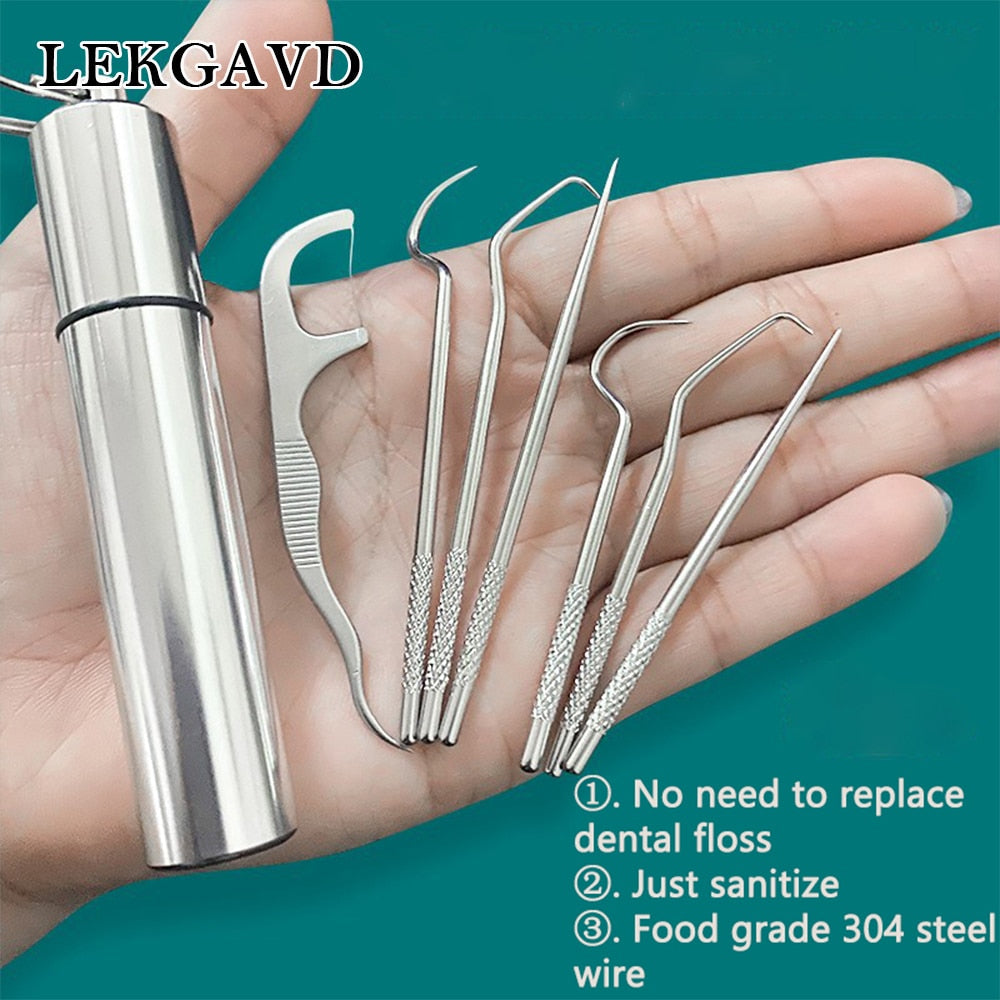 Stainless Steel Oral Cleaning Set