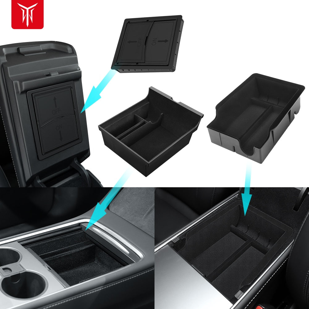 Car Storage Organizers For Tesla Cars