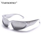 Large Frame Mirror Unisex Designer Sunglasses
