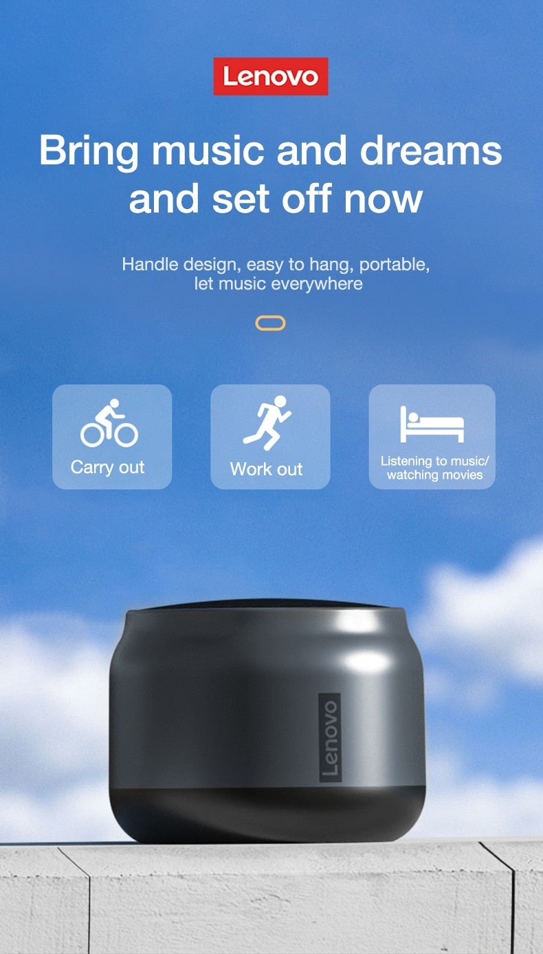 Lenovo™ K3 Hifi Bluetooth Wireless Surround Bass Speaker