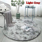 Stylish Fluffy Faux Fur Round Rug