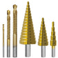 Titanium Step Drill Bit Saw Plating Set (6pcs）