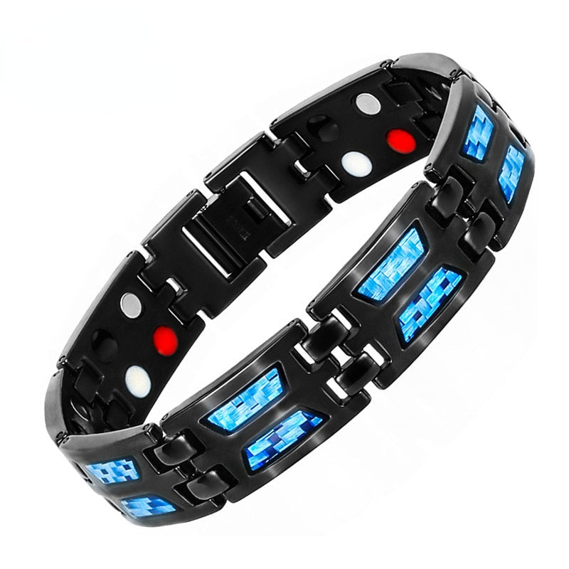 Titanium 4 In 1  Magnetic Energy Health Bracelet