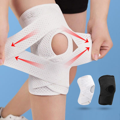 Double Strap Elastic Compression Knee Brace