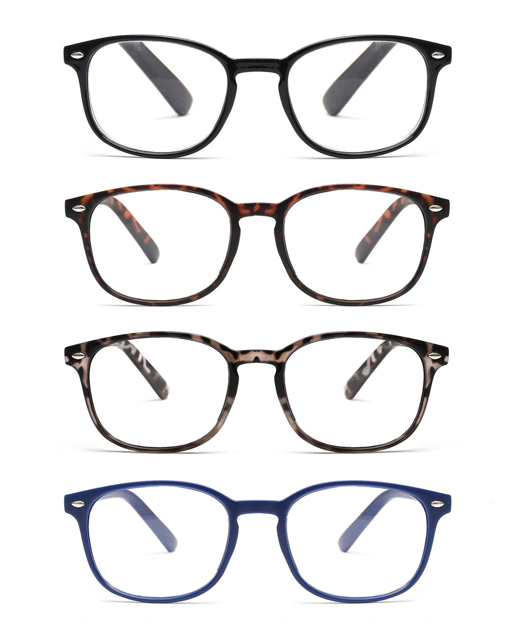 Spring Hinge Presbyopic Retro  Reading Glasses